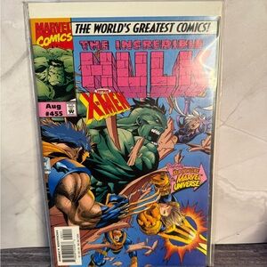 Vintage 1997 The Incredible Hulk Comic Issue #455 Marvel